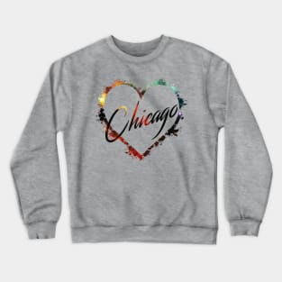 I Love Chicago Crewneck Sweatshirt